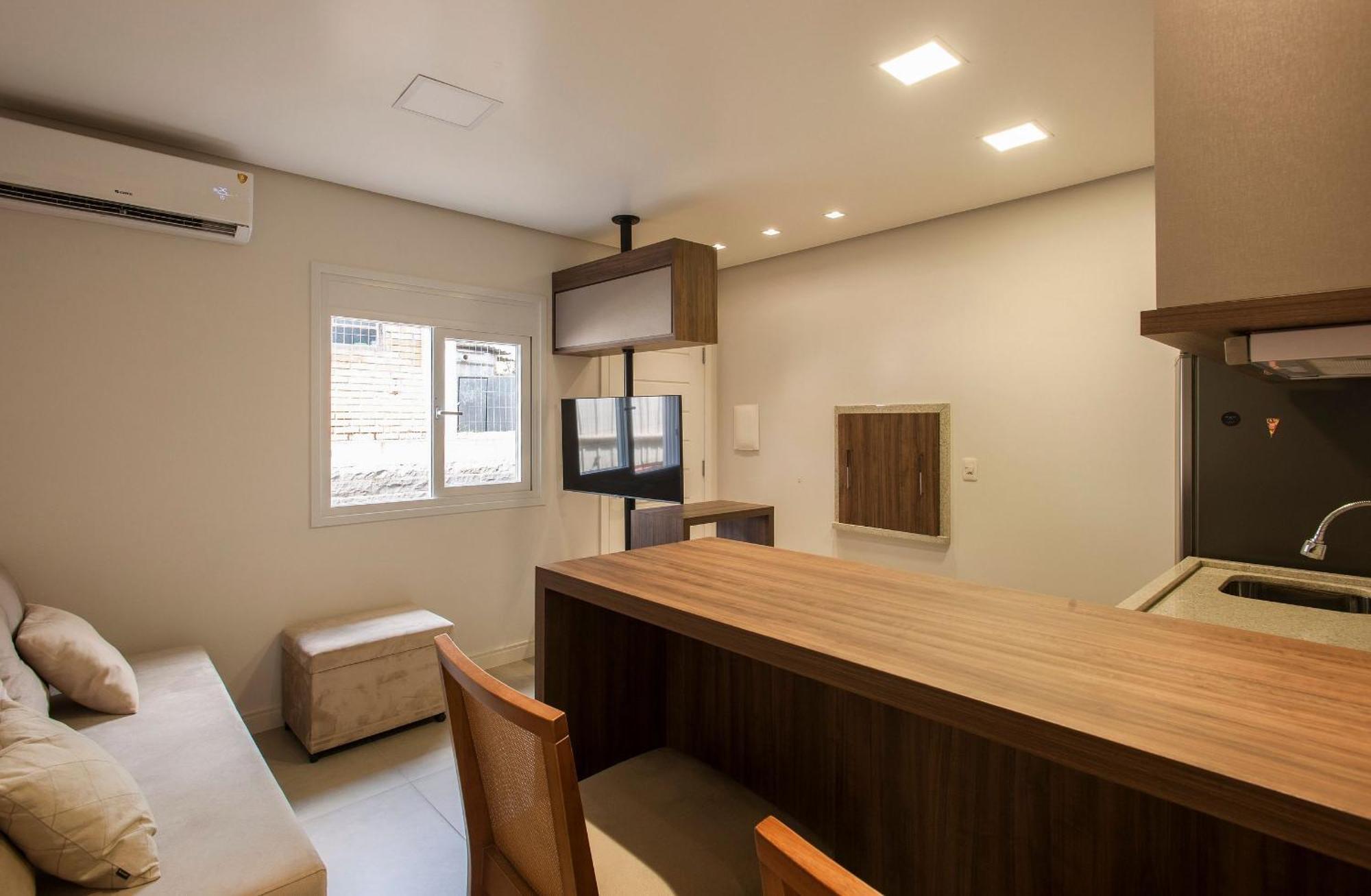 Locar-In Gramado Flat Centro A 600 M Da Rua Coberta Apartman Kültér fotó