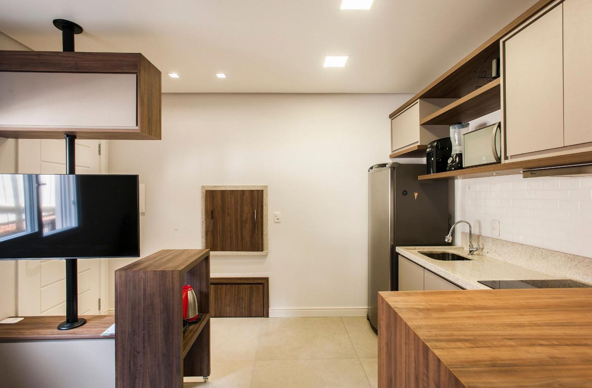 Locar-In Gramado Flat Centro A 600 M Da Rua Coberta Apartman Kültér fotó